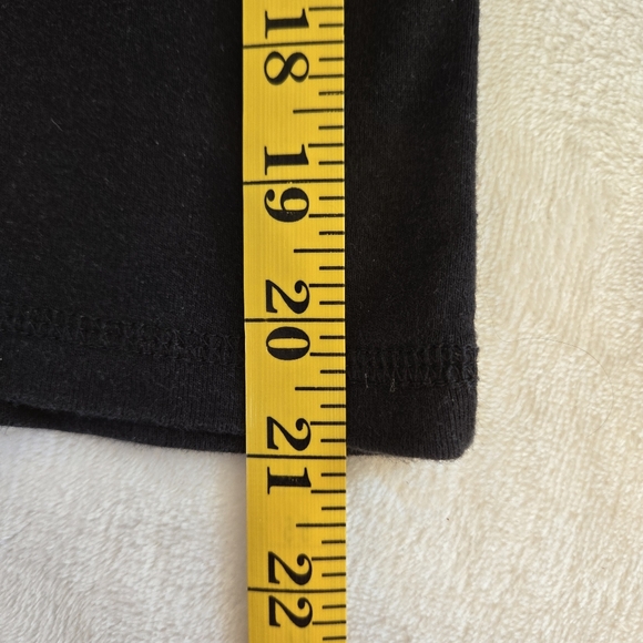 Black V-Neck Women’s Top with Orange HD Logo - Picture 5 of 6